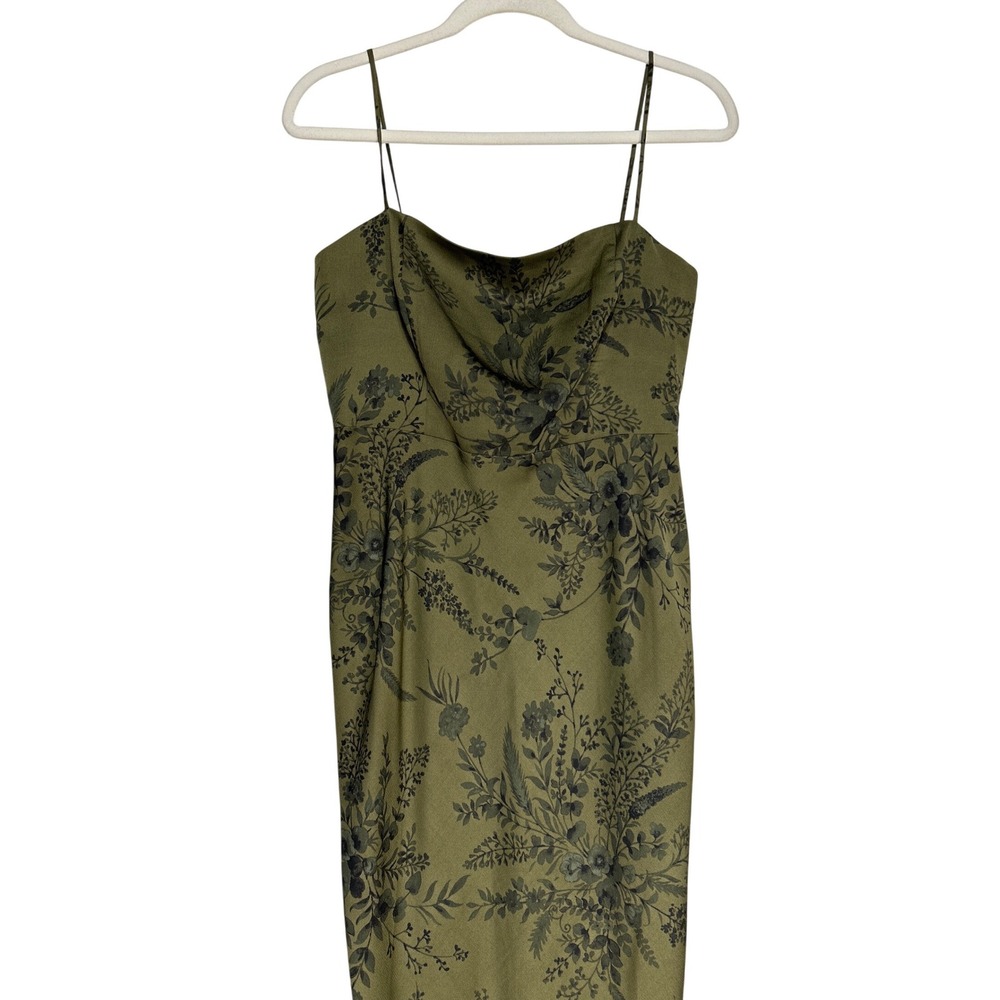 Park & Fifth Maxine Dress Cypress Green Floral Size M Retail: $158 NWT Canada